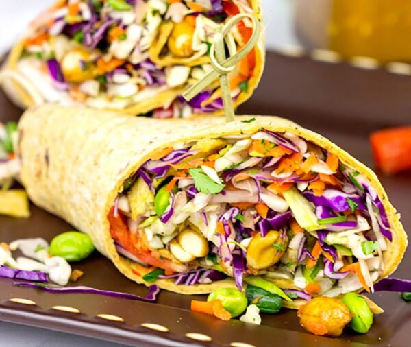 Thai Peanut Wrap (Delivered Fresh Not Frozen)