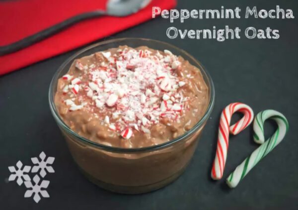 Peppermint Mocha Overnight Oats