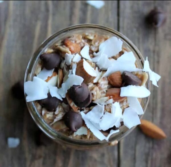 Almonds Joy Overnight Oats