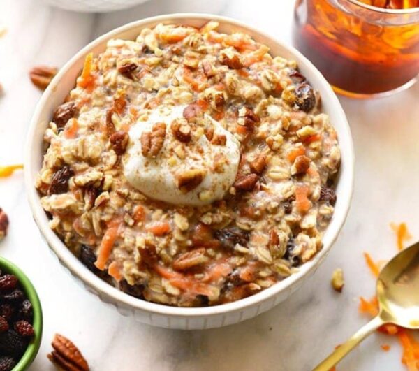 Carrot Cake Overnight Oats