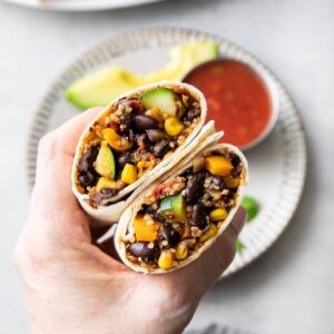 Elote Quinoa Black Bean Wrap (Delivered Fresh Not Frozen)