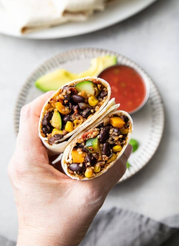 Elote Quinoa Black Bean Wrap (Delivered Fresh Not Frozen)