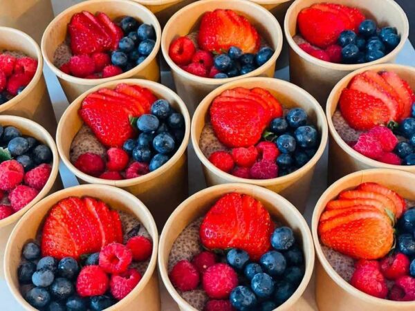 Triple Berry Chia Pudding